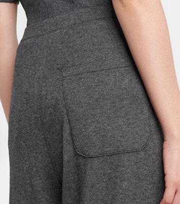 Pantalon N°353 Leisure droit en coton et cachemire | Extreme Cashmere