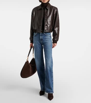 Harper mid-rise straight jeans | Agolde