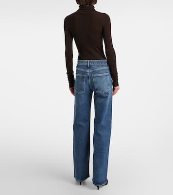 Harper mid-rise straight jeans | Agolde