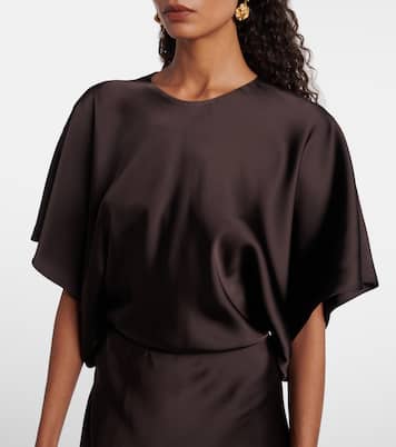 Robe Obie aus Satin | Norma Kamali