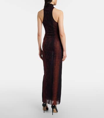 Snake-effect halterneck gown | Jean Paul Gaultier