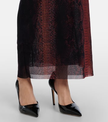 Snake-effect halterneck gown | Jean Paul Gaultier