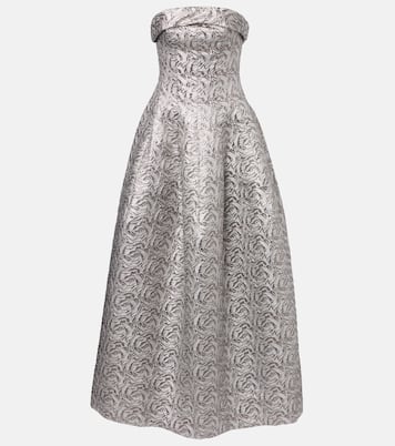 Vestido bustier de fiesta con efecto metálico | Simkhai