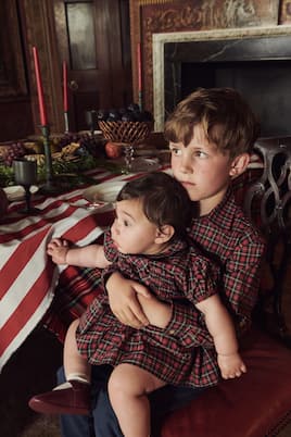 Baby Set Arcadia aus Kleid und Höschen | La Coqueta