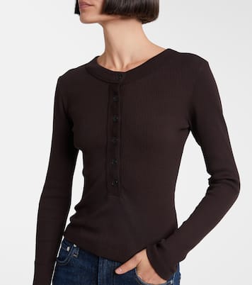 Ribbed-knit jersey top | Citizens of Humanity