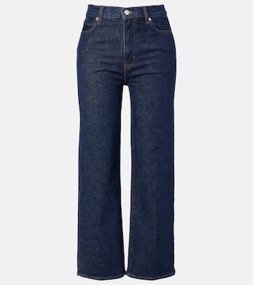 Cropped high-rise wide-leg jeans | Frame