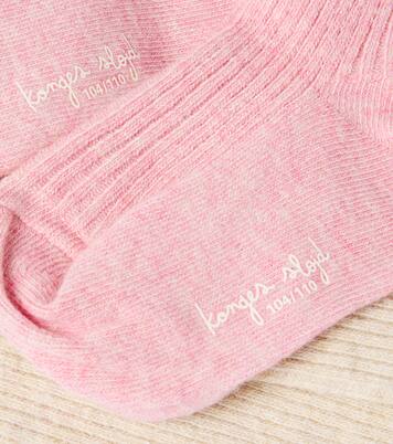 Set of 2 cotton-blend tights | Konges Sløjd