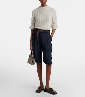 Henkeltasche Essence Small aus Leder | Brunello Cucinelli