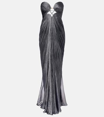 Julieta draped silk gown | Maria Lucia Hohan