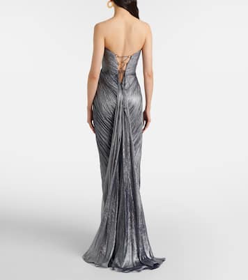 Julieta draped silk gown | Maria Lucia Hohan