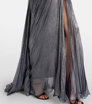 Julieta draped silk gown | Maria Lucia Hohan