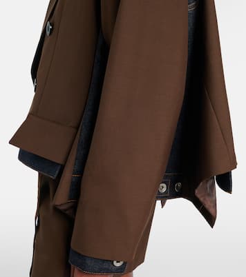 جاكيت من الدنيم أوفرسايز | Sacai