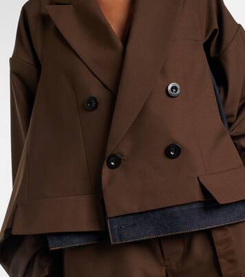 جاكيت من الدنيم أوفرسايز | Sacai