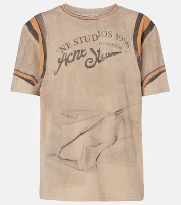 Logo cotton jersey T-shirt | Acne Studios
