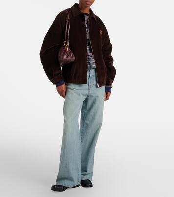 Matelassé leather clutch | Miu Miu