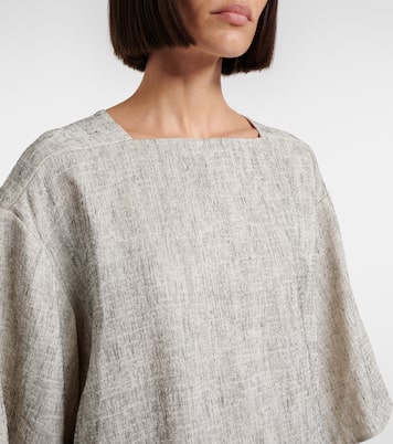 Hamza亚麻与真丝上衣 | The Row