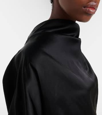 Draped satin blouse | Toteme
