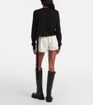 Shorts in jersey di cotone | Rick Owens