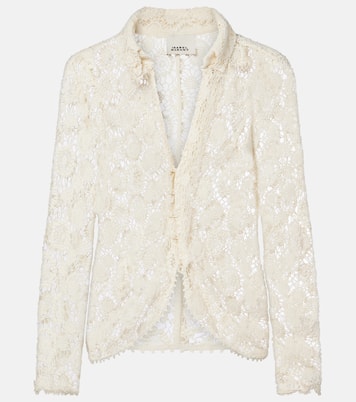 Cotton and silk crochet top | Isabel Marant