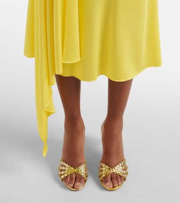 Tequila embellished leather mules | Aquazzura