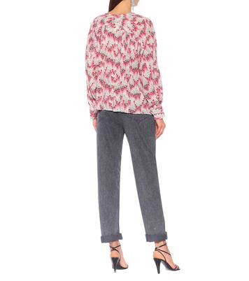 Amba printed silk-blend crêpe blouse | Isabel Marant