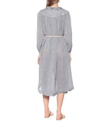 Vestido camisero Fiona de lino | Lisa Marie Fernandez