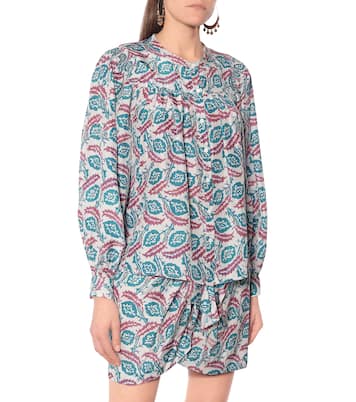 Ritonea printed silk blouse | Isabel Marant