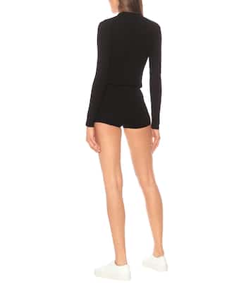 Shorts in maglia a coste | Live The Process