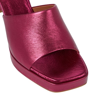 Milena leather platform sandals | Paris Texas