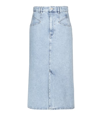 Falda vaquera midi Dipoma de tiro alto | Isabel Marant