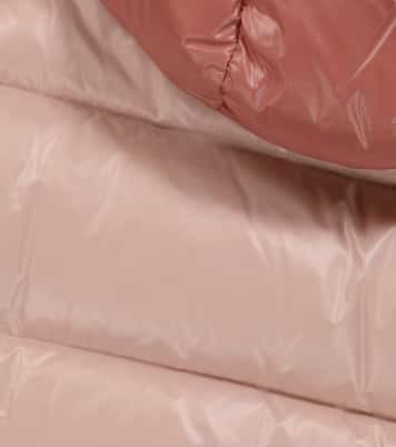 Chouelle velvet-trimmed down jacket | Moncler Enfant