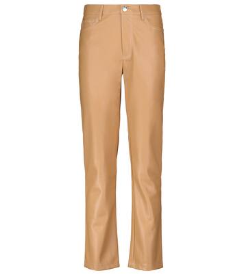 Elliot faux leather straight pants | Staud