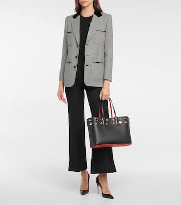 Shopper Cabata in pelle con borchie | Christian Louboutin
