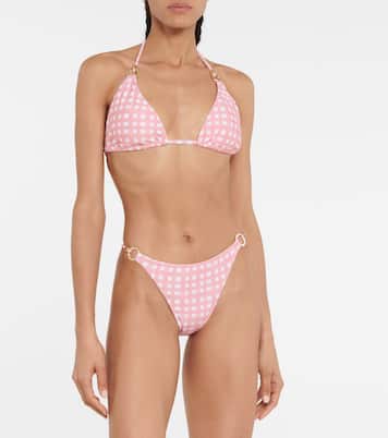 Kariertes Bikini-Oberteil Zanzibar | Heidi Klein
