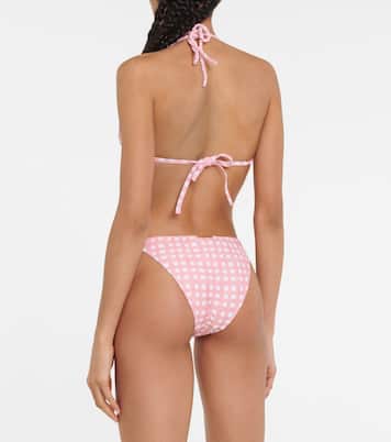 Kariertes Bikini-Oberteil Zanzibar | Heidi Klein