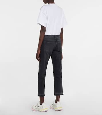 Girlfriend mid-rise slim jeans | AG Jeans