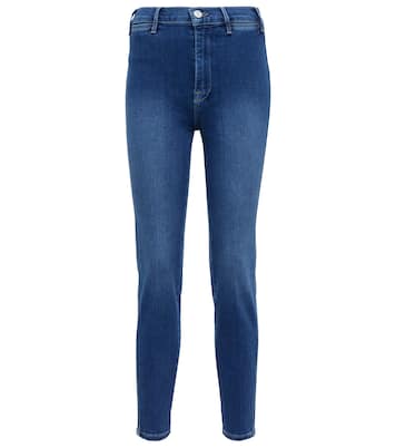 Le Sylvie Crop high-rise slim jeans | Frame