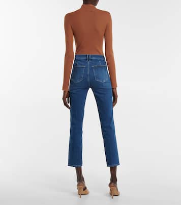 Le Sylvie Crop high-rise slim jeans | Frame