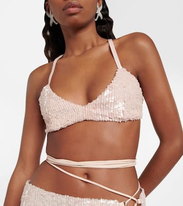 Sierra sequined bralette | The Mannei