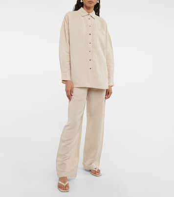 Pantalon ample Essentials en lin mélangé | CO