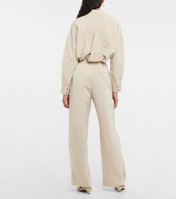 Pantalon ample Essentials en lin mélangé | CO