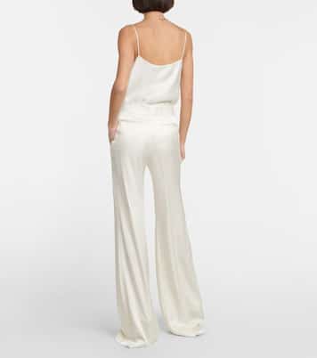 Pantalon ample en satin | Tom Ford