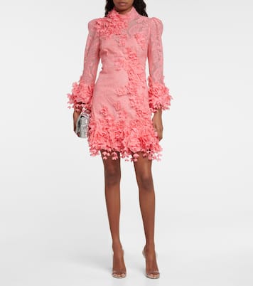 High Tide appliquéd lace minidress | Zimmermann