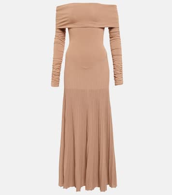Rebecca off-shoulder maxi dress | Khaite