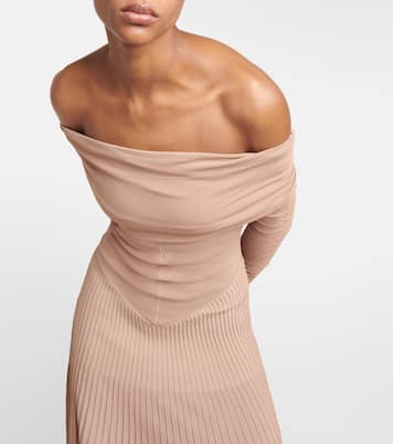 Rebecca off-shoulder maxi dress | Khaite