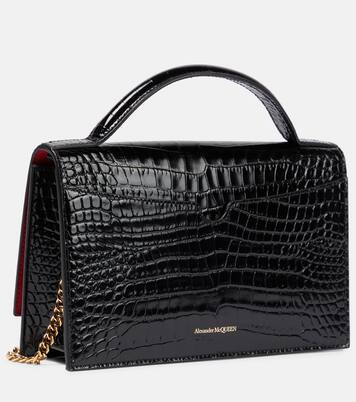 Skull Medium leather shoulder bag | McQueen