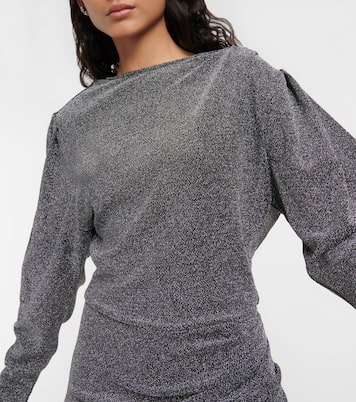 Benedicte metallic knit minidress | Marant Etoile