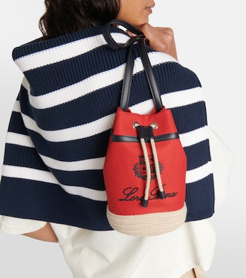 Secchiello Sailor Mini in canvas | Loro Piana