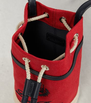 Secchiello Sailor Mini in canvas | Loro Piana