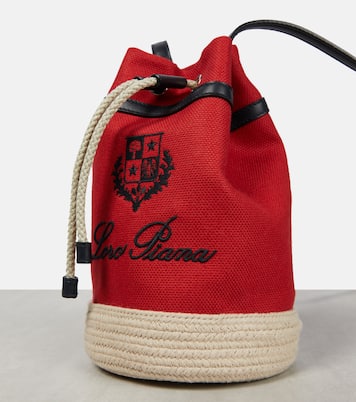 Secchiello Sailor Mini in canvas | Loro Piana